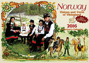 Norway Visions & Verse of Vikingland 2016 Calendar - 33rd Edition Collector's Calendar From Paulstad Norway Visions & Verse of Vikingland 2016 Calendar - 33rd Edition Collector's Calendar From Paulstad